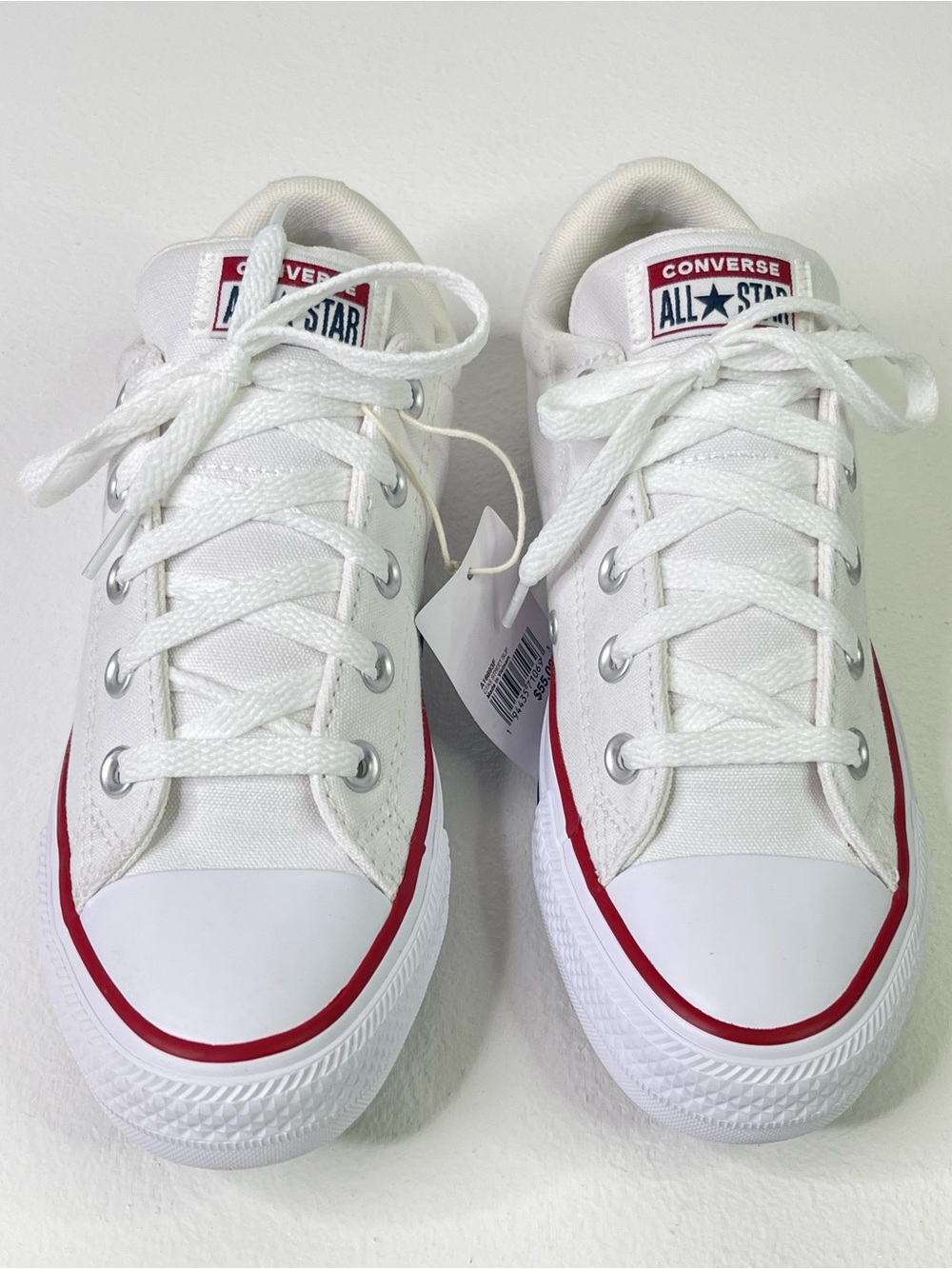 Converse All Star Madison Canvas Low Top White Sneakers Womens Size 7 NWT